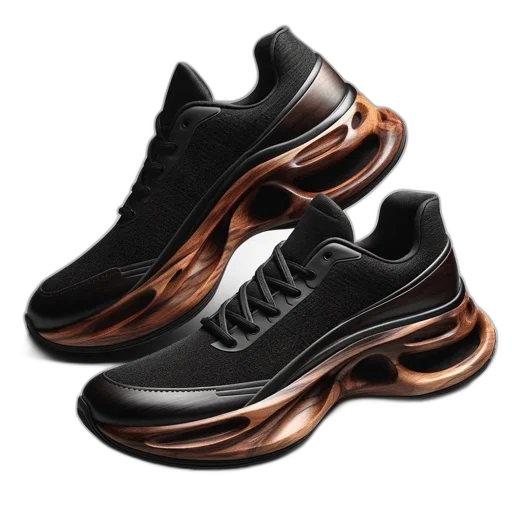 shoes, 3d render, image, features, unique, pair, sneakers, combination transparent PNG cut-out