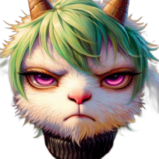 mask, staff, face, animal transparent PNG cut-out
