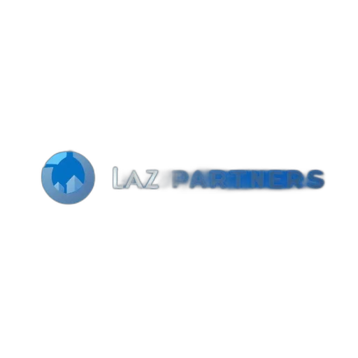 3d render, image, features, stylized, logo, laz, partners, blue transparent PNG cut-out