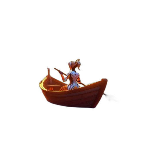 concept art, 3d render, fantasy art, pixel art, underwater, unique, character, rows transparent PNG cut-out