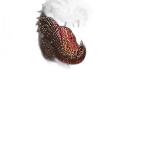 dragon, creature, animal, hat, photorealistic, concept art, fantasy art, watercolor transparent PNG cut-out