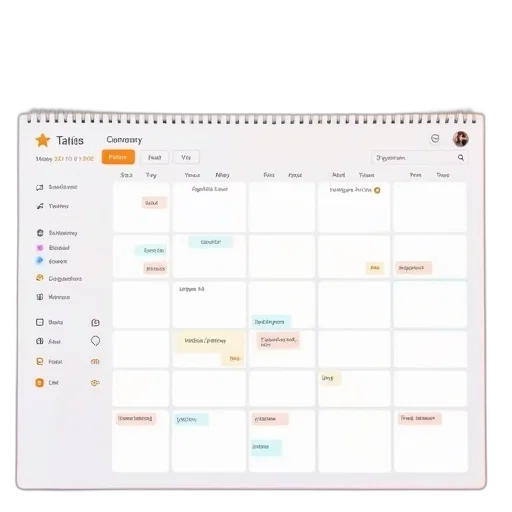 staff, colorful, pastel, planner transparent PNG cut-out