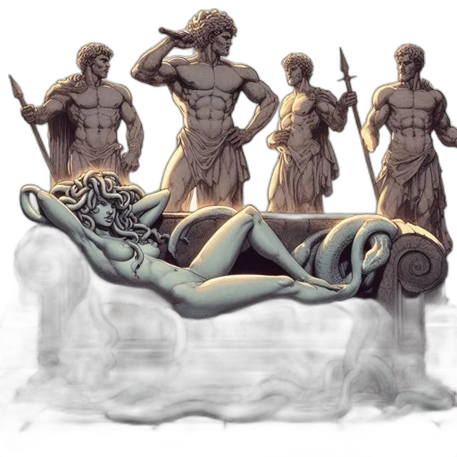 concept art, fantasy art, comic book art, photorealistic, underwater, fire, beach, night transparent PNG cut-out