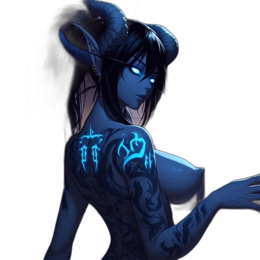 staff, concept art, fantasy art, pixel art, comic book art, neon lights, blue, dark transparent PNG cut-out