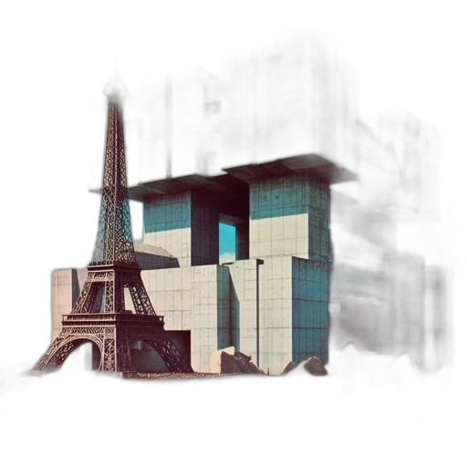 building, furniture, 3d render, concept art, photorealistic, pixel art, city street, earth tones transparent PNG cut-out