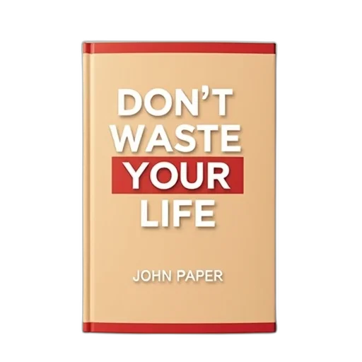 book, cover, beige, background, red, stripe, top, bottom transparent PNG cut-out