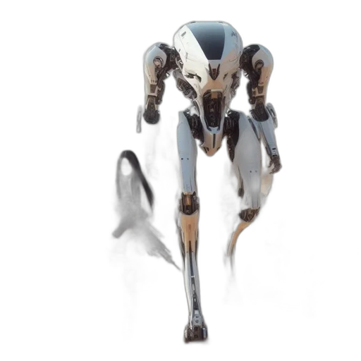 robot, animal, creature, weapon, concept art, 3d render, fantasy art, comic book art transparent PNG cut-out