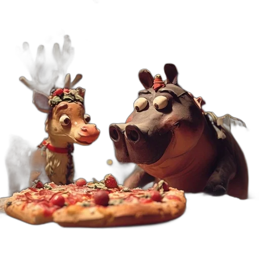 food, animal, concept art, 3d render, photorealistic, fantasy art, fire, forest transparent PNG cut-out