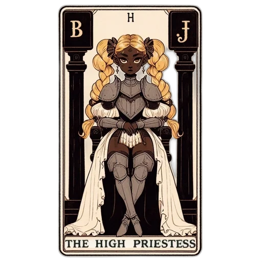 dress, pixel art, concept art, fantasy art, golden, illustrated, tarot, card transparent PNG cut-out