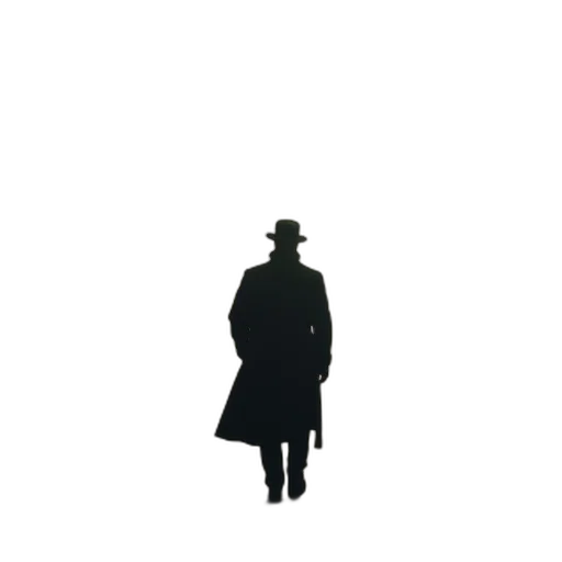 hat, jacket, umbrella, staff transparent PNG cut-out