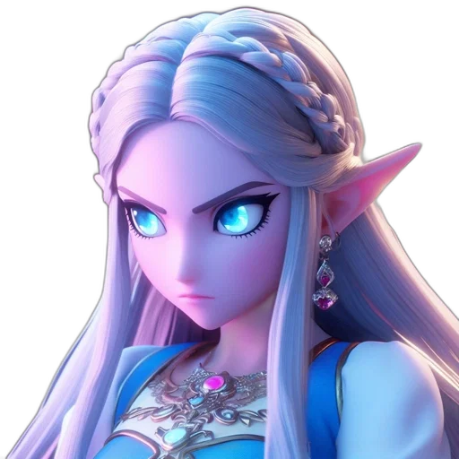 face, staff, dragon, crown, fantasy art, 3d render, concept art, pixel art transparent PNG cut-out