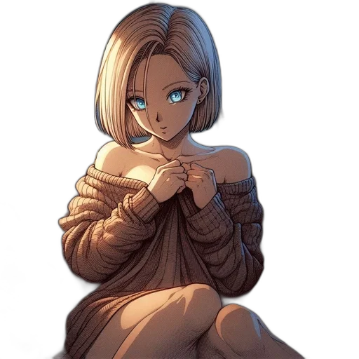 dress, face, jewelry, flower, anime, concept art, pixel art, fantasy art transparent PNG cut-out