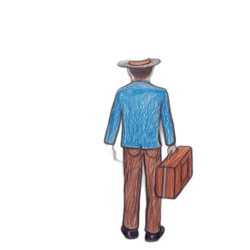 jacket, staff, hat, furniture, concept art, watercolor, cartoon, pixel art transparent PNG cut-out