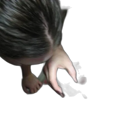 mask, hair, face, creature, 3d render, concept art, photorealistic, child transparent PNG cut-out