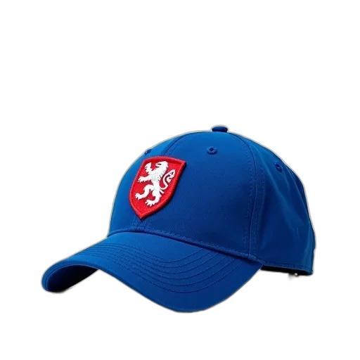 hat, crown, staff, 3d render, blue, baseball, cap, red transparent PNG cut-out