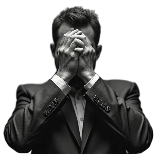 face, jacket, mask, photorealistic transparent PNG cut-out
