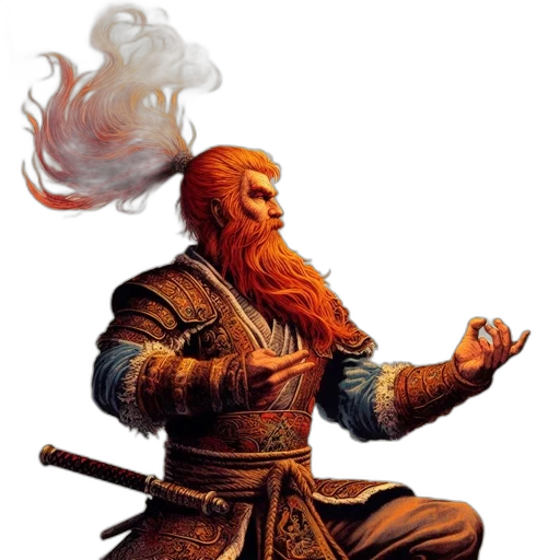 dragon, staff, fantasy art, concept art, photorealistic, pixel art, fire, imposing transparent PNG cut-out