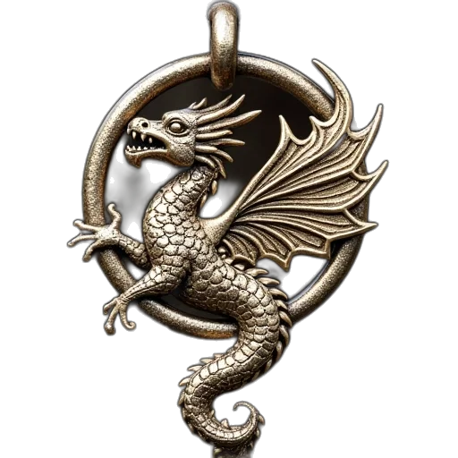 dragon, staff, jewelry, sword, fantasy art, 3d render, pixel art, concept art transparent PNG cut-out
