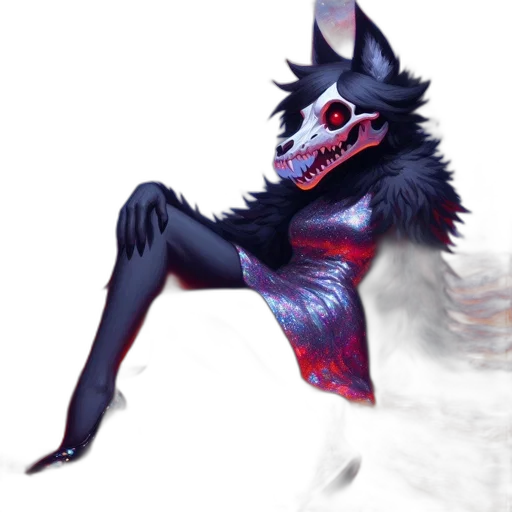creature, animal, dragon, mask, concept art, fantasy art, 3d render, pixel art transparent PNG cut-out