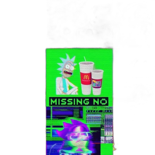 creature, bottle, robot, food, vaporwave, pixel art, 3d render, concept art transparent PNG cut-out
