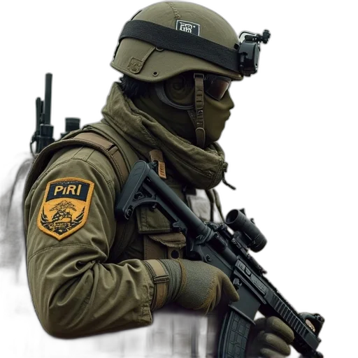 staff, weapon, mask, jacket, concept art, 3d render, photorealistic, pixel art transparent PNG cut-out