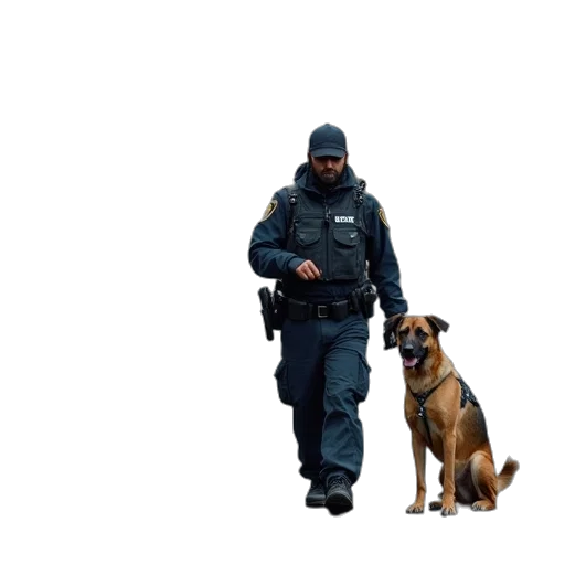staff, animal, jacket, weapon transparent PNG cut-out