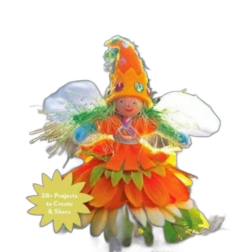 crown, dress, flower, forest, fairy, crafts, book, cover transparent PNG cut-out