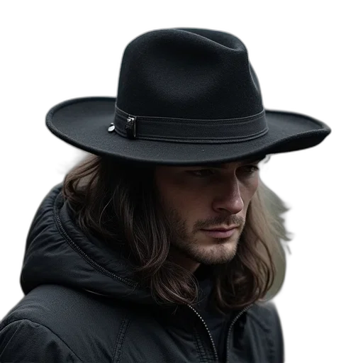 hat, jacket, crown, hair transparent PNG cut-out