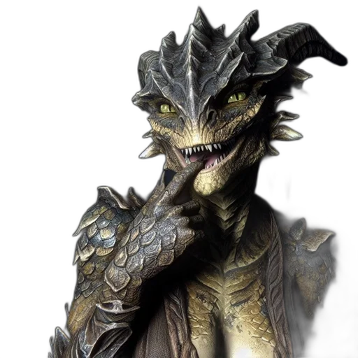 dragon, creature, animal, staff, concept art, fantasy art, 3d render, photorealistic transparent PNG cut-out