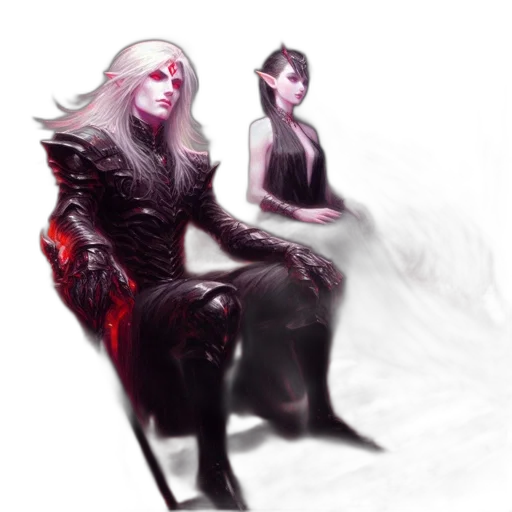 concept art, fantasy art, pixel art, comic book art, fire, dark, red, monochrome transparent PNG cut-out