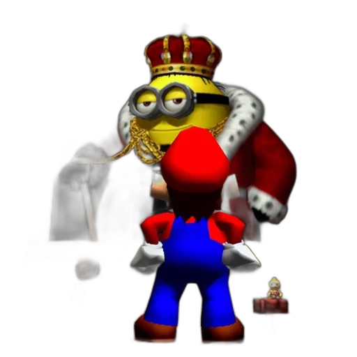crown, staff, mask, robot, 3d render, concept art, pixel art, cartoon transparent PNG cut-out