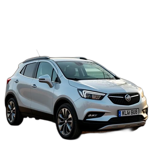 car, 2017, buick, encore, parked, near, lake transparent PNG cut-out