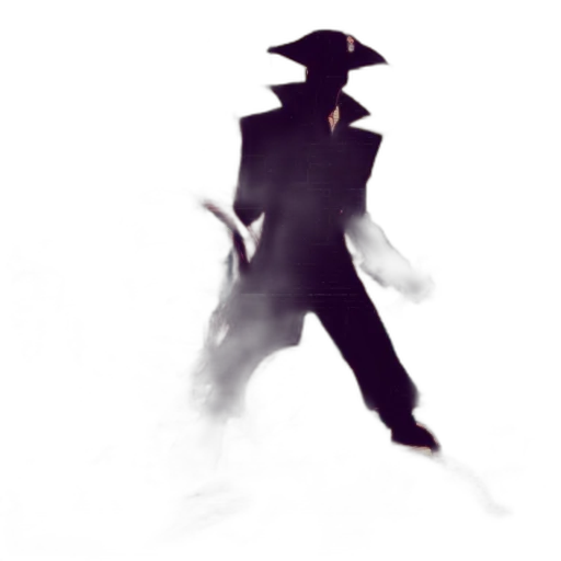 staff, mask, robot, umbrella, concept art, photorealistic, pixel art, 3d render transparent PNG cut-out