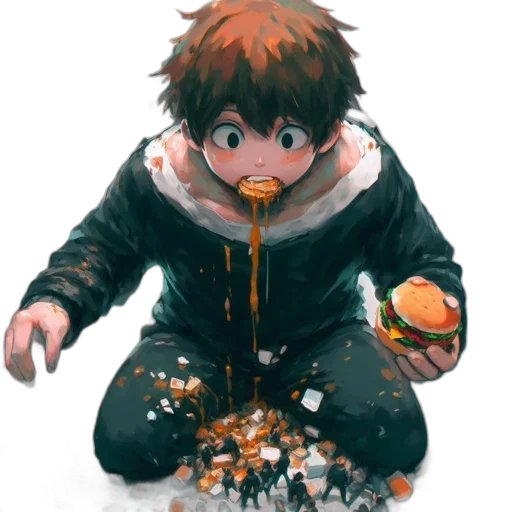 food, face, creature, concept art, anime, pixel art, comic book art, snow transparent PNG cut-out