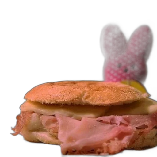 food, animal, photorealistic, delicious, ham, sandwich, cheese, served transparent PNG cut-out