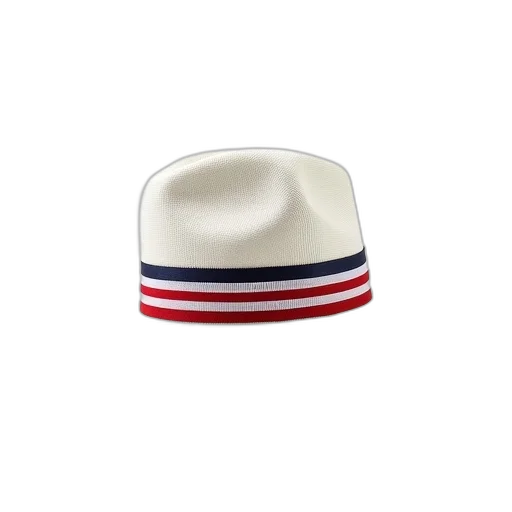 hat, crown, jacket, jewelry, 3d render, white, cotton, red transparent PNG cut-out