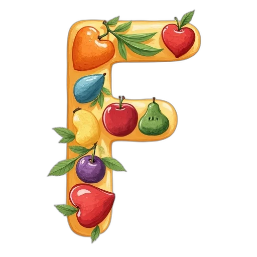 food, pixel art, colorful, picture transparent PNG cut-out