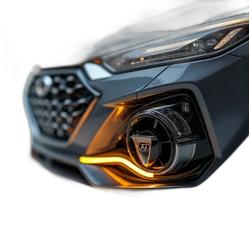 car, 3d render, photorealistic, concept art, close-up, image, part, black transparent PNG cut-out