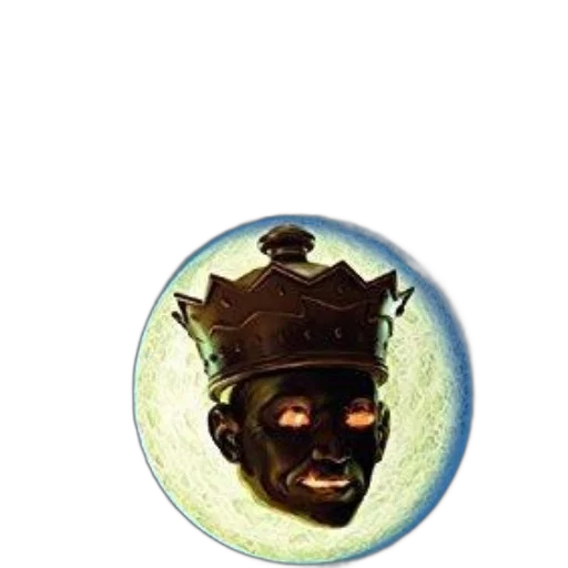 crown, staff, hat, face, 3d render, photorealistic, concept art, fantasy art transparent PNG cut-out