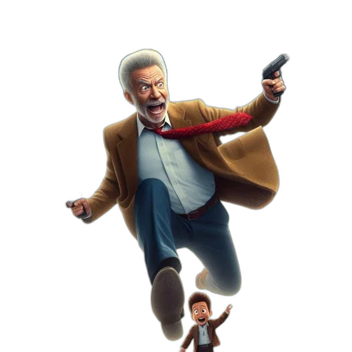 staff, jacket, weapon, concept art, comic book art, pixel art, 3d render, man transparent PNG cut-out