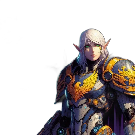 sword, dragon, fantasy art, concept art, futuristic, image, shows, female transparent PNG cut-out