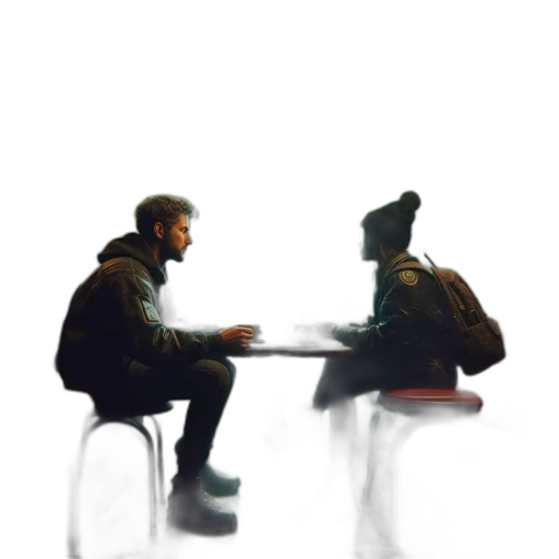 jacket, furniture, hat, umbrella, concept art, 3d render, pixel art, watercolor transparent PNG cut-out
