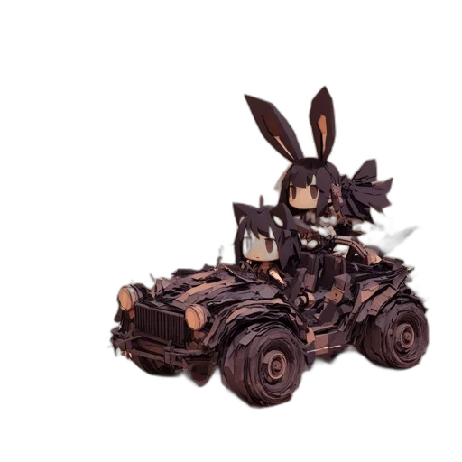 car, weapon, concept art, fantasy art, 3d render, pixel art, barren, apocalyptic transparent PNG cut-out