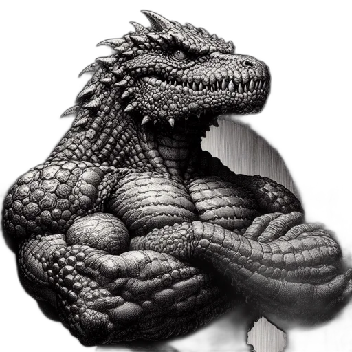 dragon, creature, animal, food, photorealistic, 3d render, fantasy art, concept art transparent PNG cut-out