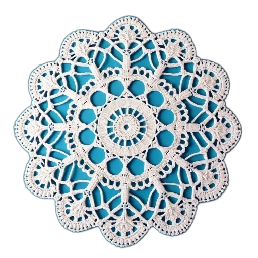 jewelry, flower, umbrella, crown, 3d render, blue, monochrome, pastel transparent PNG cut-out