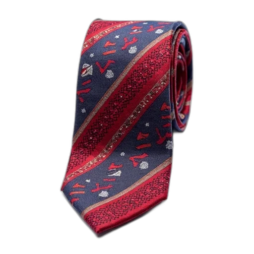 staff, red, blue, patterned, necktie, ribbon-like, texture, displayed transparent PNG cut-out