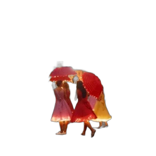 dress, umbrella, jacket, shoes, 3d render, concept art, pixel art, fantasy art transparent PNG cut-out