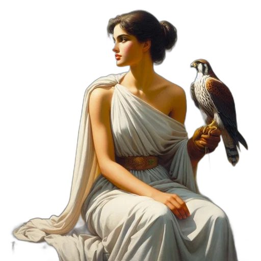 dress, jewelry, fantasy art, photorealistic, oil painting, concept art, night, woman transparent PNG cut-out