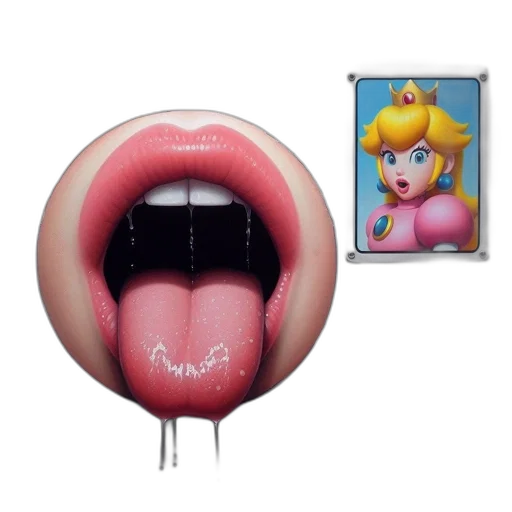 face, jewelry, crown, weapon, vaporwave, photorealistic, concept art, pixel art transparent PNG cut-out
