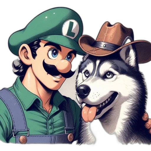animal, hat, mask, creature, concept art, pixel art, cartoon, anime transparent PNG cut-out